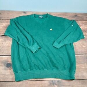 Masters Collection Green Sweatshirt XL Masters Logo Golf Tournament Mens